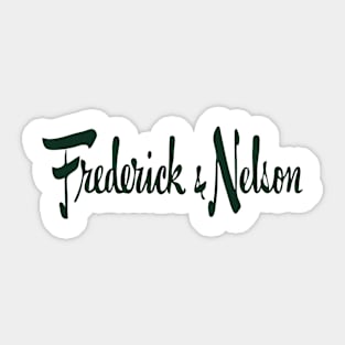 Frederick & Nelson. Department Store. Seattle  WA Sticker